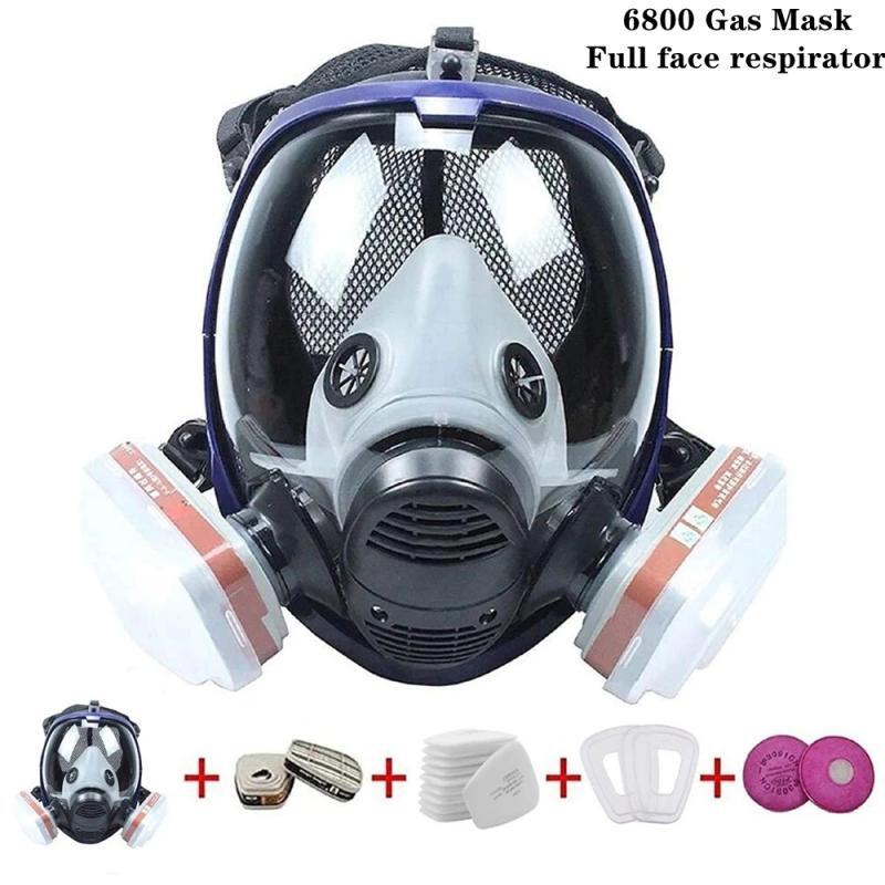 Dust Mask Construction - Chemisch gasmasker 6800, stofmasker, anticondens volgelaatsmaskerfilter