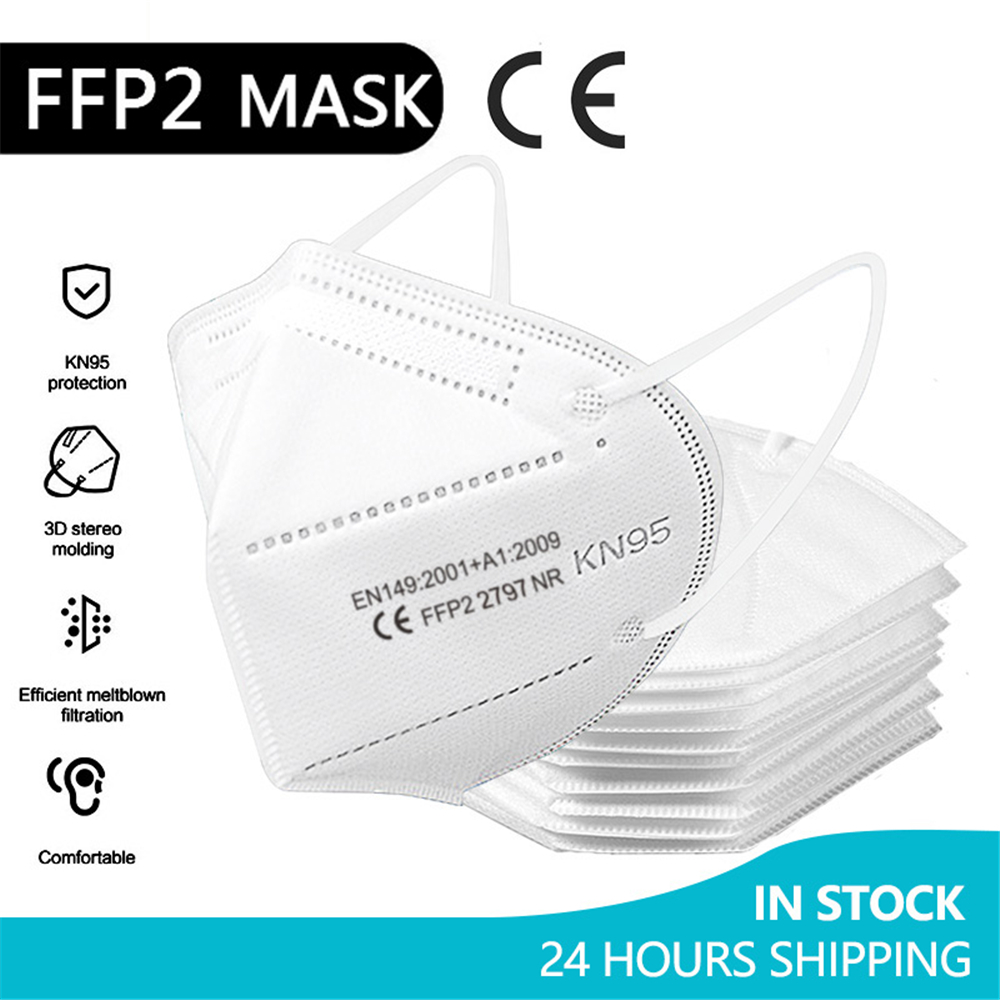 Disposable Surgical Mask - 10-100 stuks ffp2mask CE Mascarillas Kn95